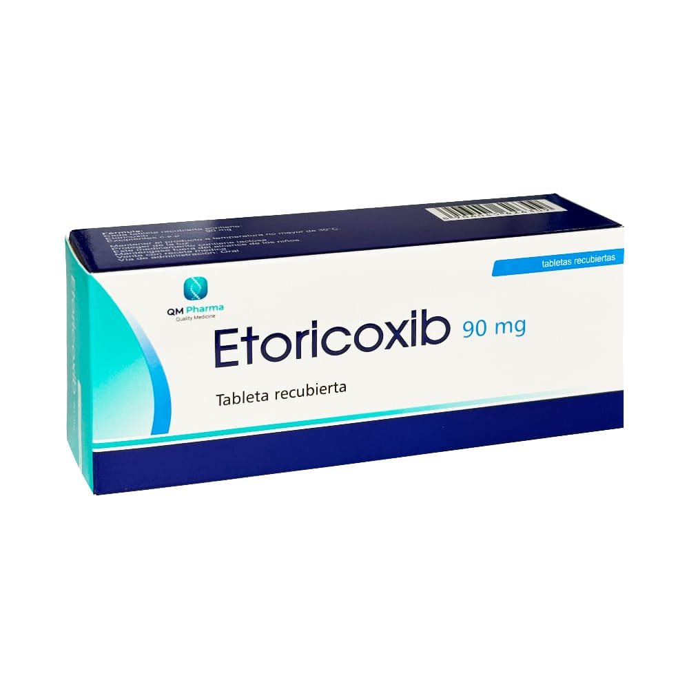 Etoricoxib 90 mg QM Tabletas Recubiertas - Blíster 10 und