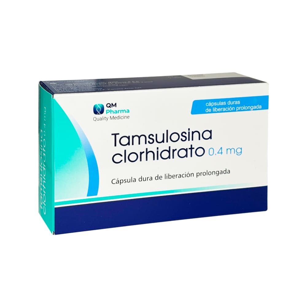Tamsulosina Clorhidrato 0.4 mg QM Cápsulas Duras - Caja 60 und