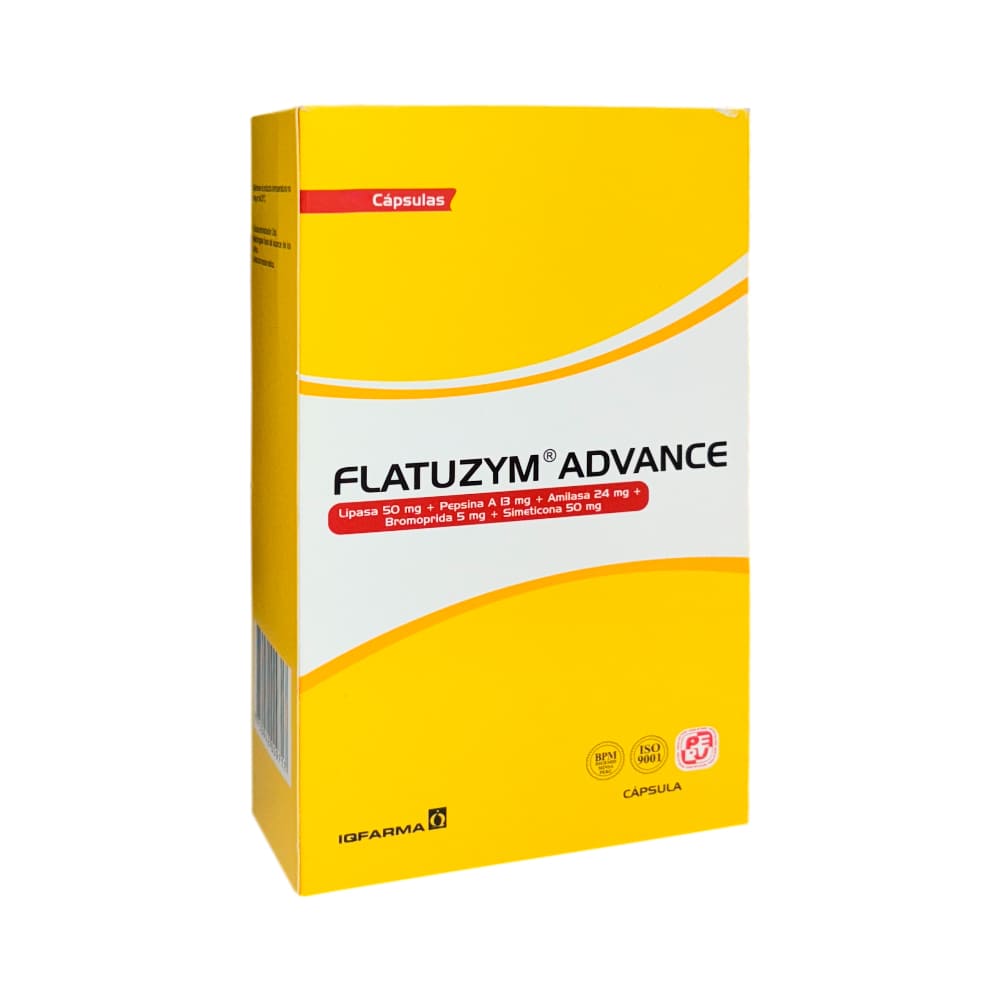 Flatuzym Advance Cápsulas - Blíster 5 und