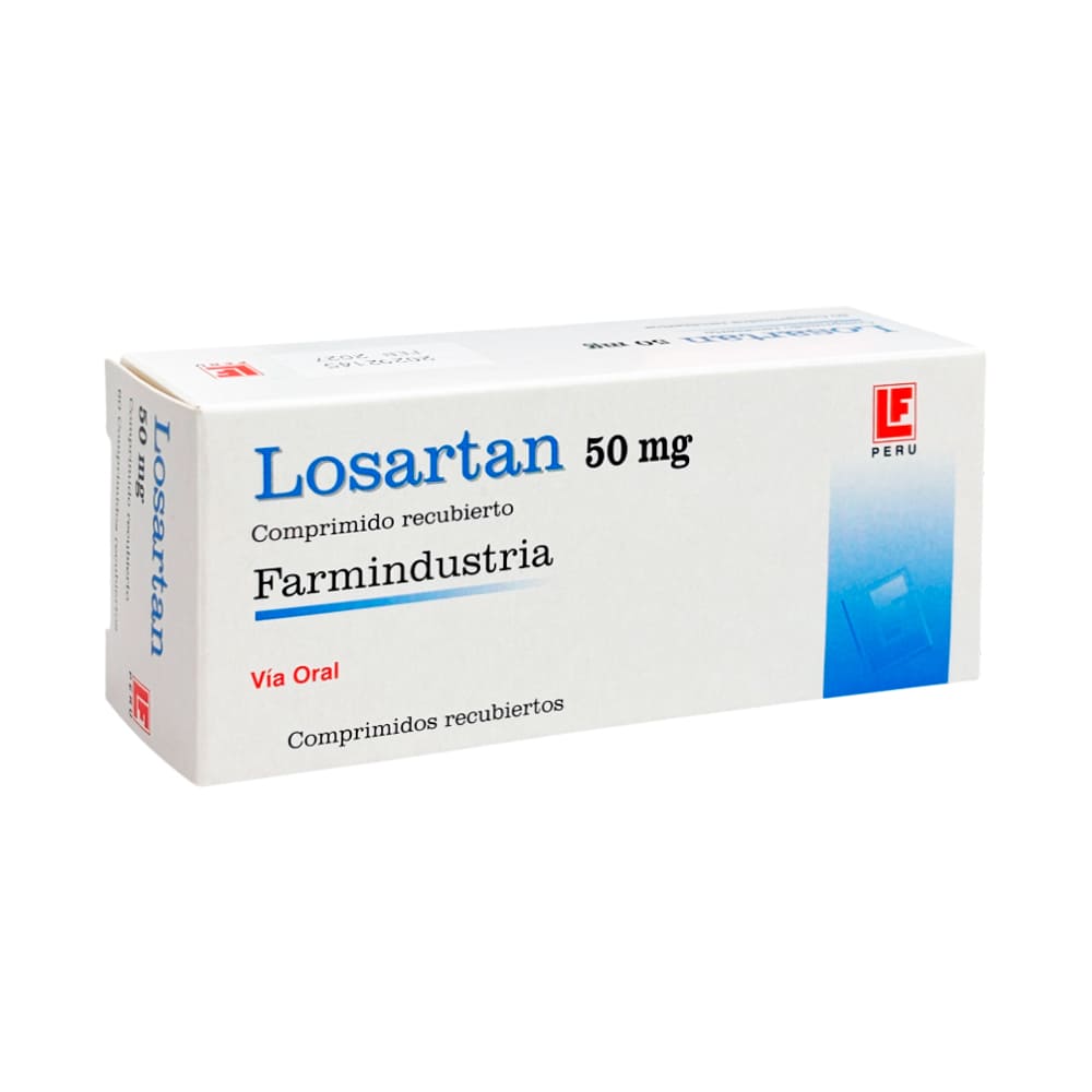 Losartan 50 mg FI Tabletas Recubiertas - Blíster 10 und