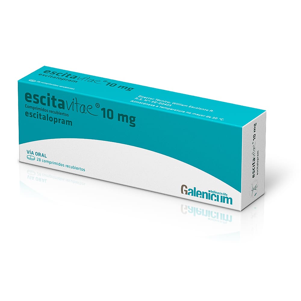 Escitavitae 10 mg Comprimidos Recubiertos - Caja 28 und