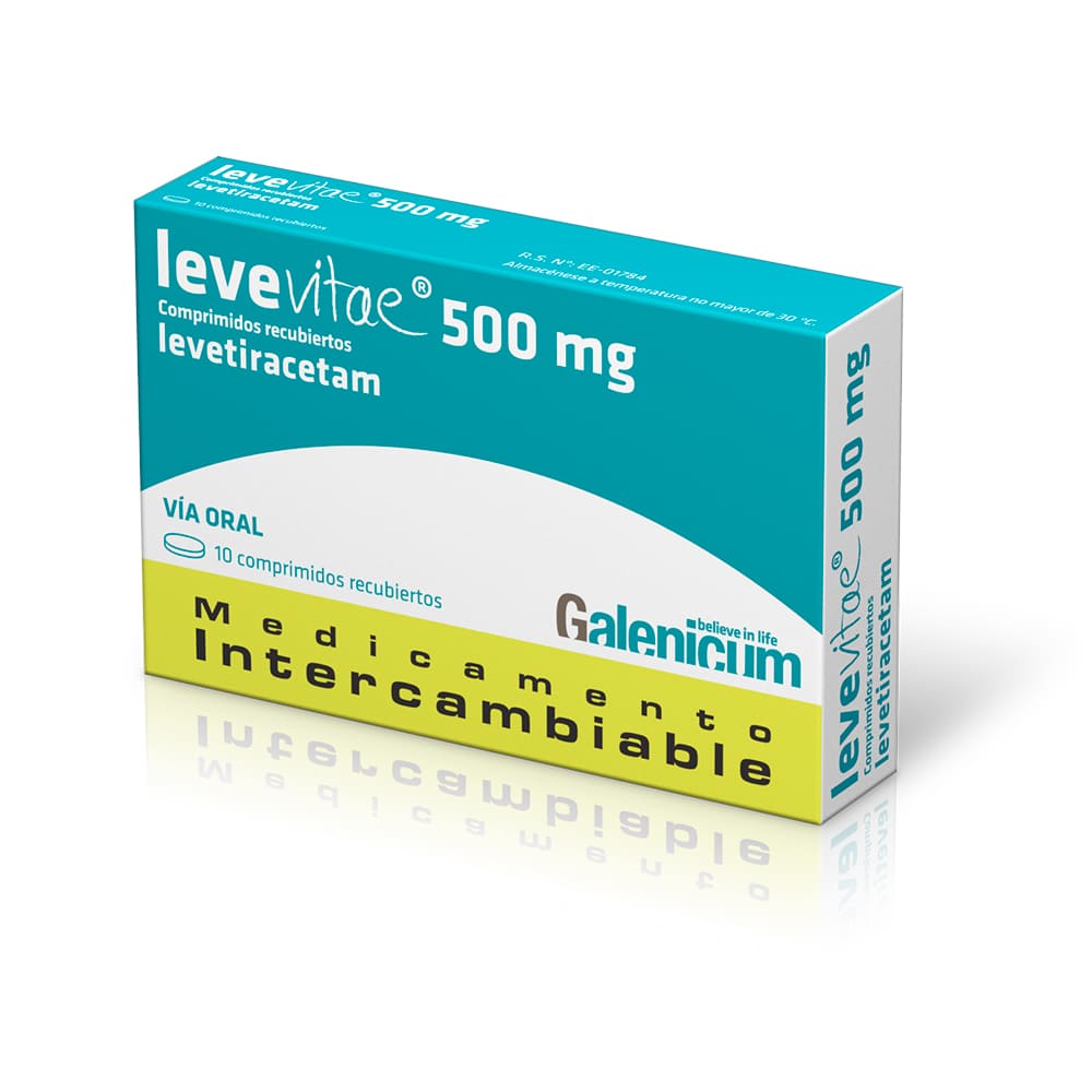 Levevitae 500 mg Comprimidos Recubierto - Caja 10 und