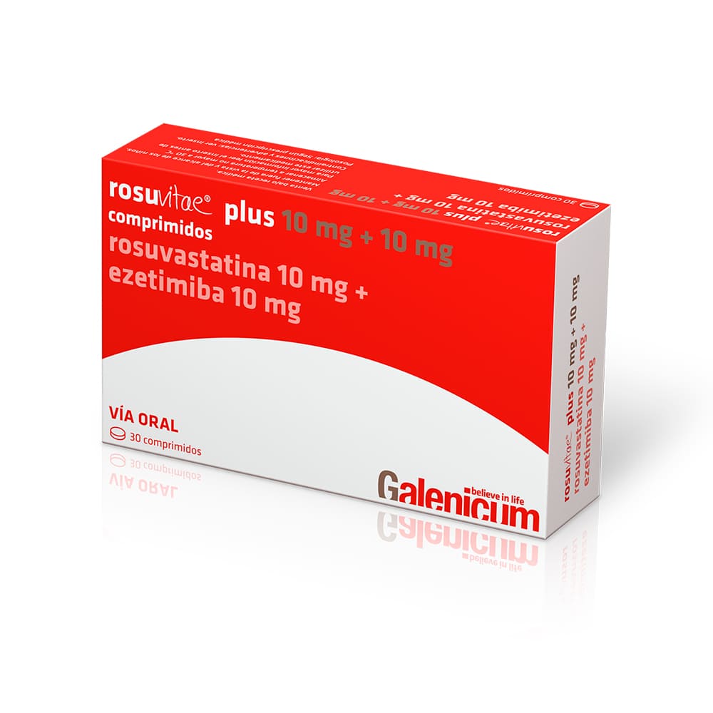 Rosuvitae Plus 10 mg + 10 mg Comprimidos - Caja 30 und