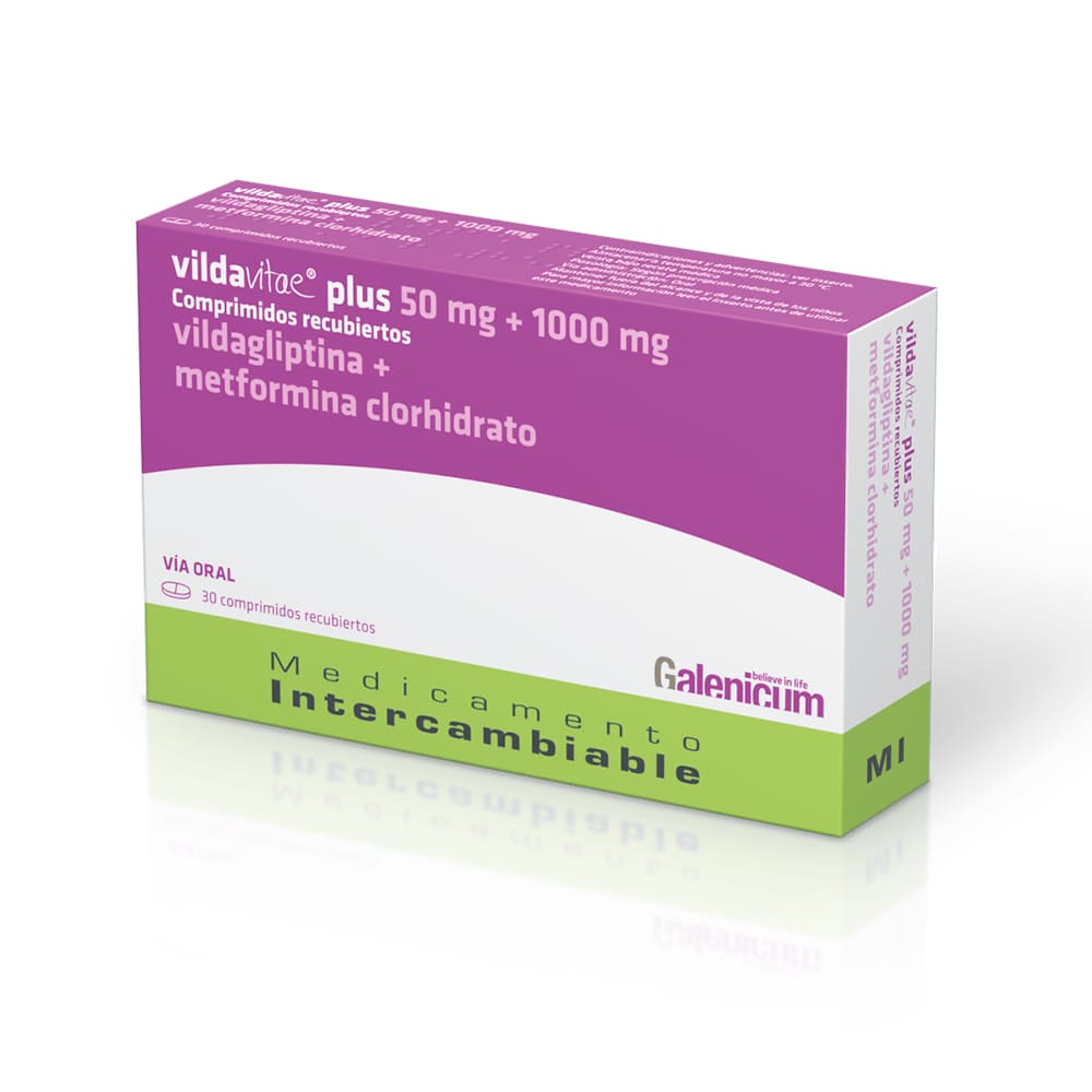Vildavitae Plus 50 mg + 1000 mg Comprimidos Recubiertos - Caja 30 und