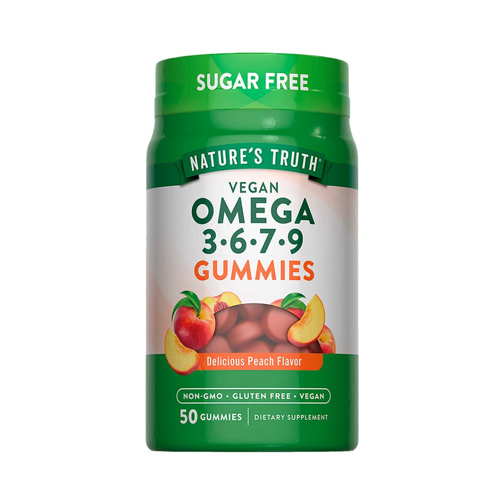 Nature's Truth Omega 3,6,7 y 9 Gummies Gomitas - Frasco 50 und