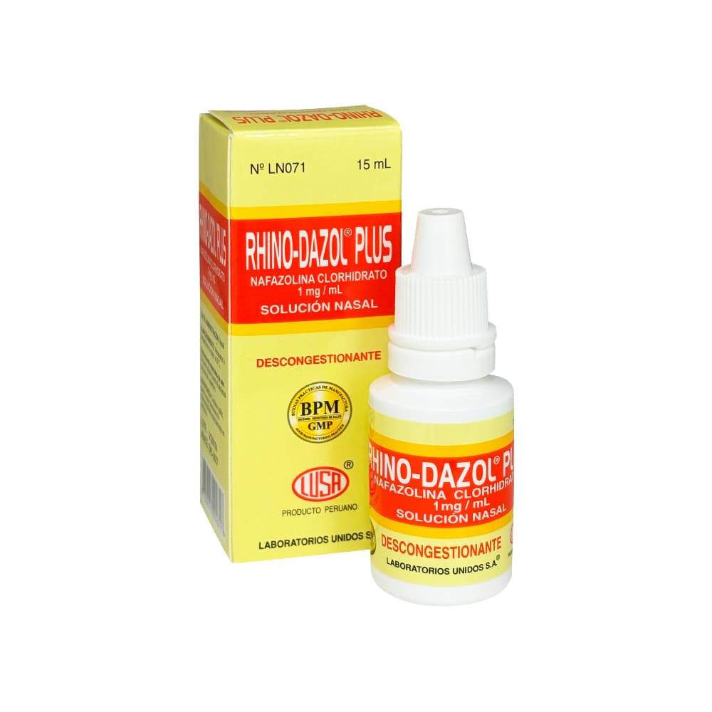 Rhino Dazol Plus 1 mg/ml Solución Nasal - Frasco 15 ml