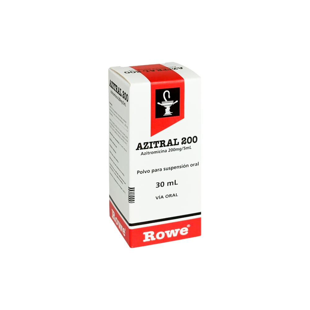 Azitral 200 mg/5 ml Polvo para Suspensión Oral - Frasco 30 ml