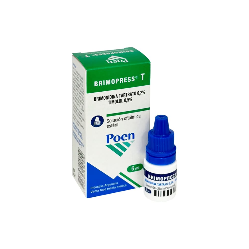Brimopress T 0.2% + 0.5% Solución Oftálmica - Frasco 5 ml