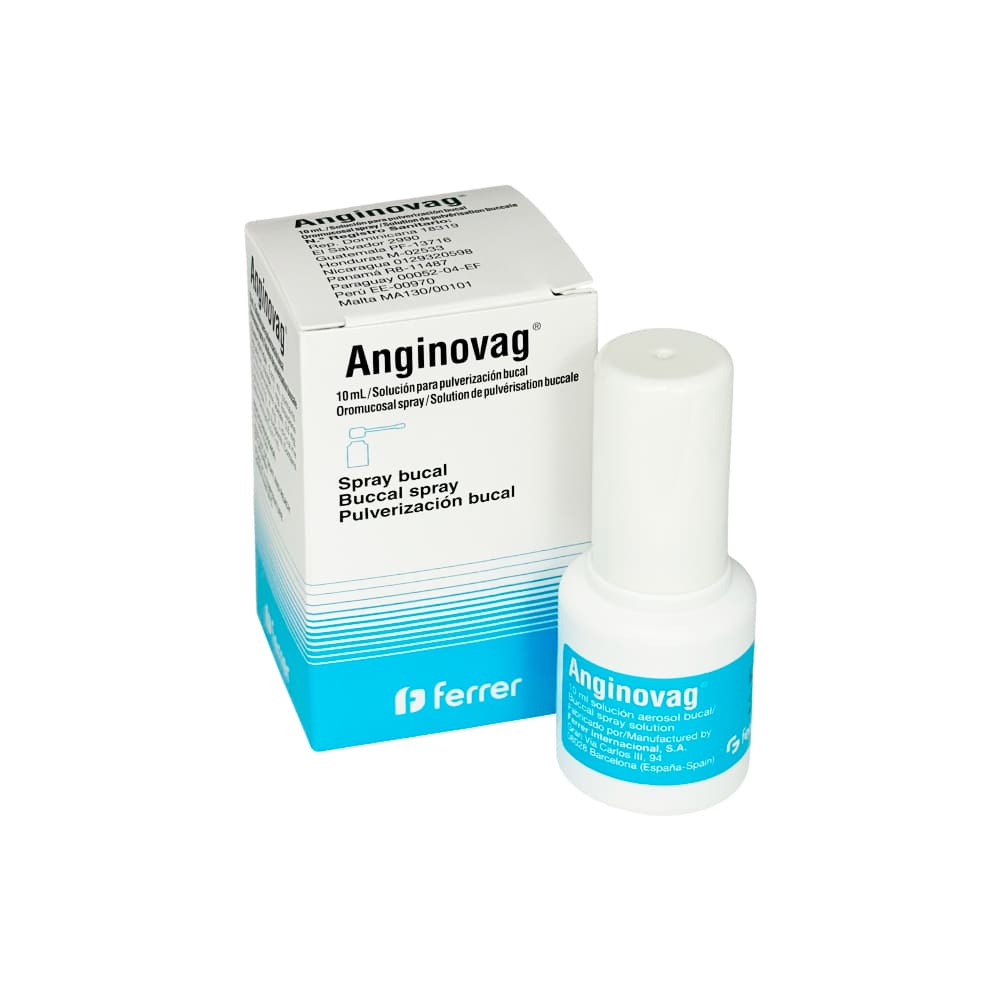Anginovag Solución para Pulverización Bucal - Frasco 10 ml