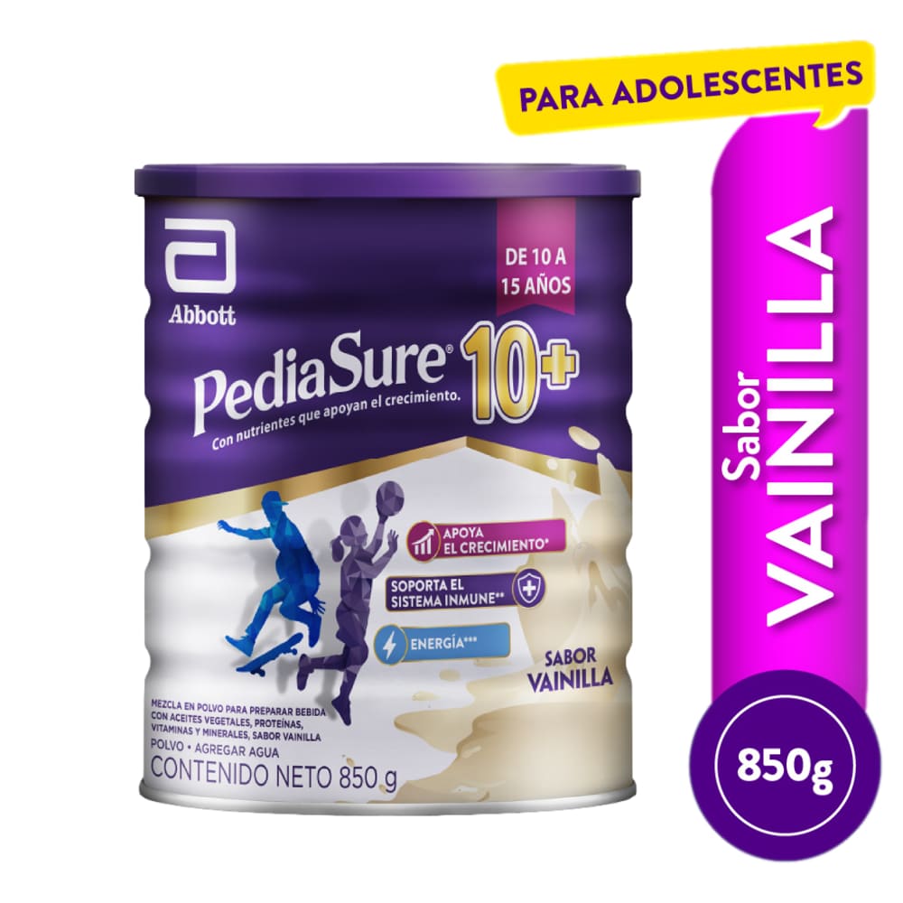 Pediasure 10+ en Polvo Sabor Vainilla - Lata 850 g