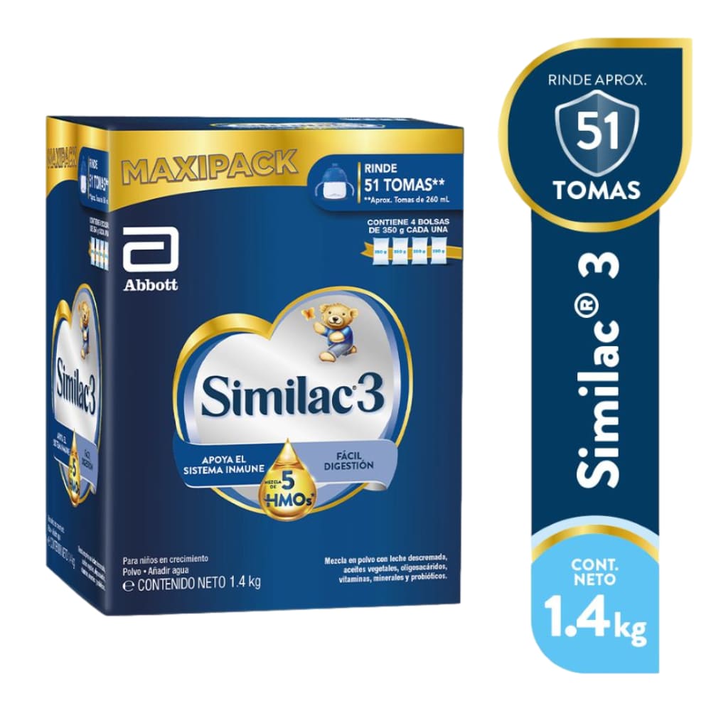 Similac 3 con mezcla de 5HMOs - Caja 1.4 kg