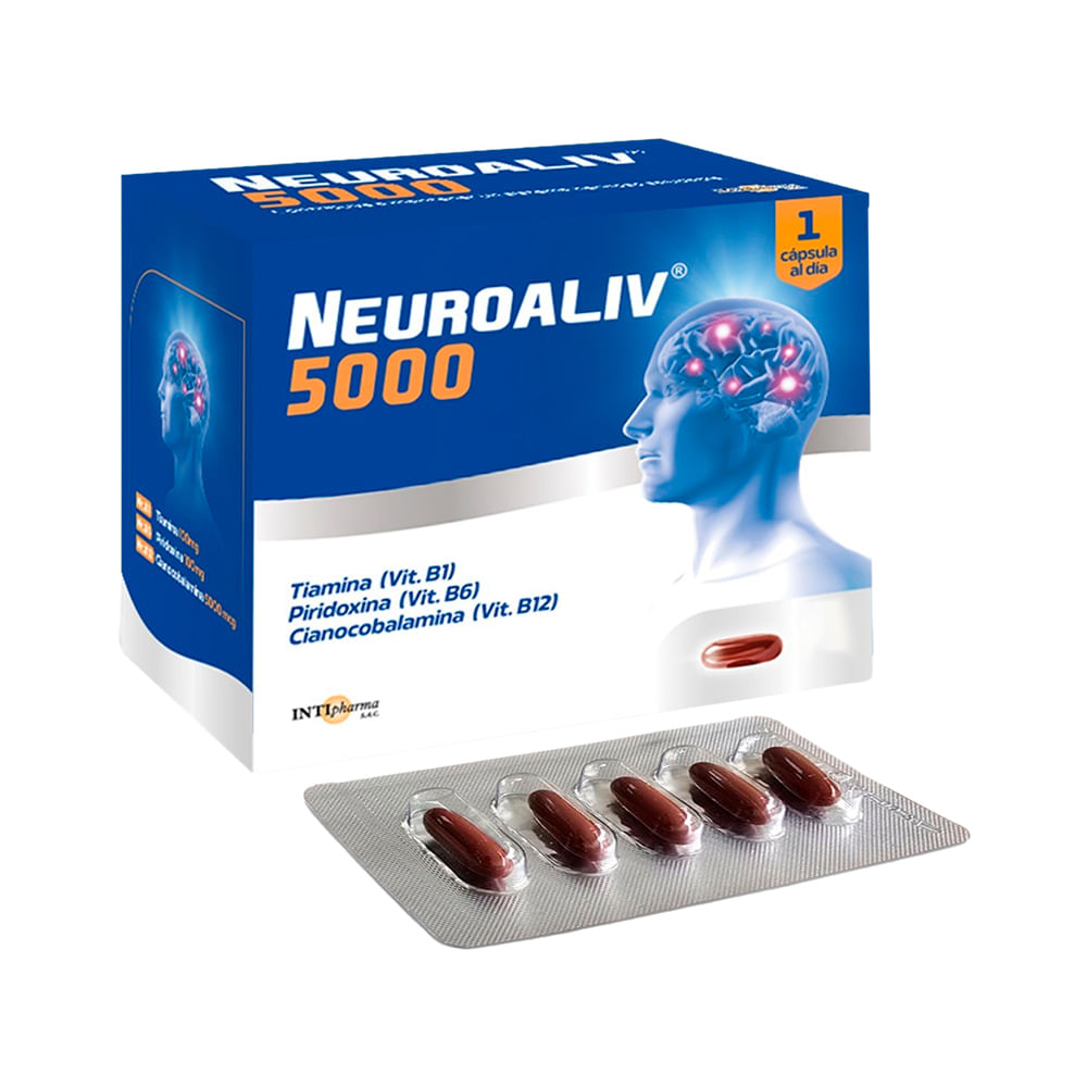 Neuroaliv 5000 Cápsulas Blandas - Blíster 5 und