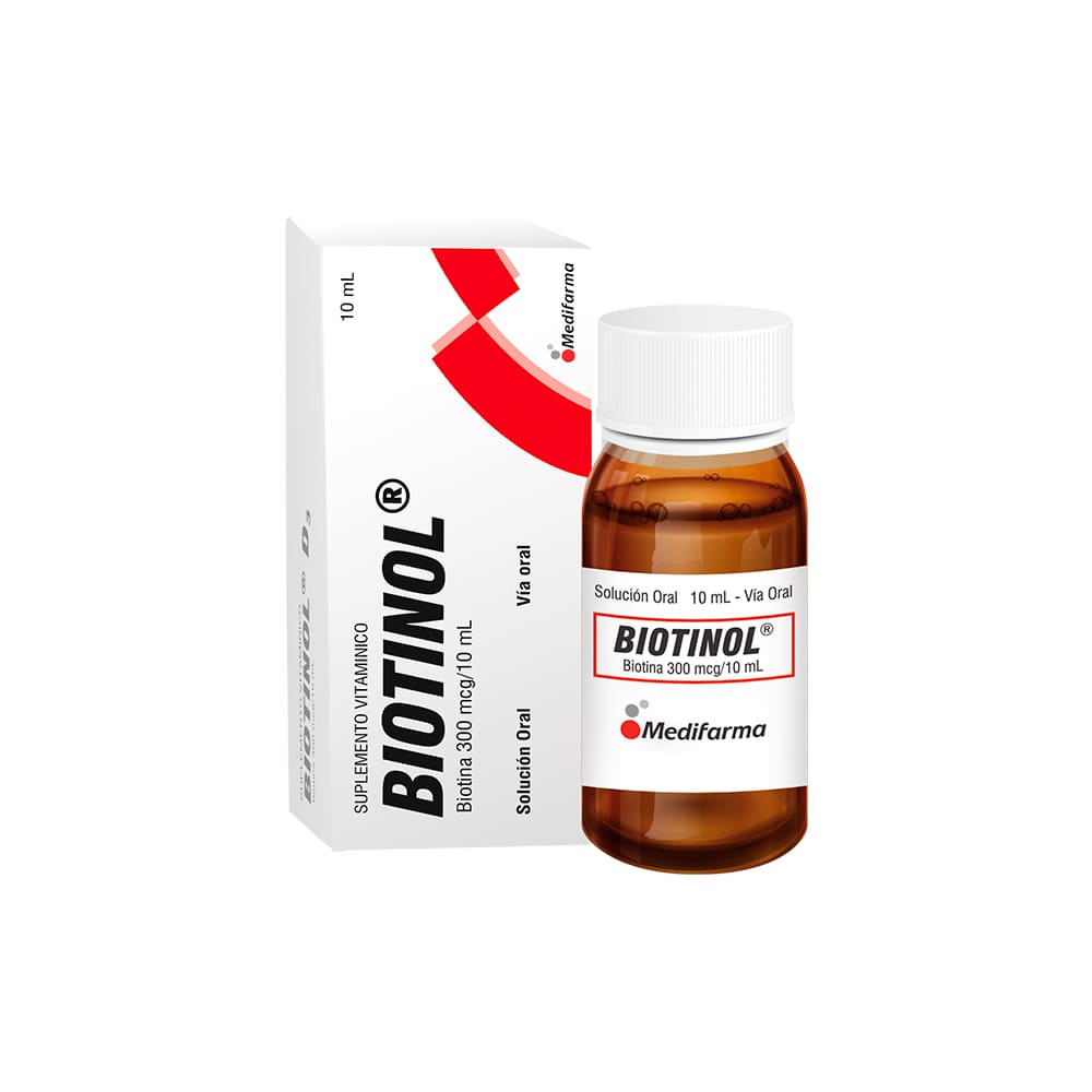 Biotinol 300 mcg/10 ml Solución Oral - Frasco 10 ml