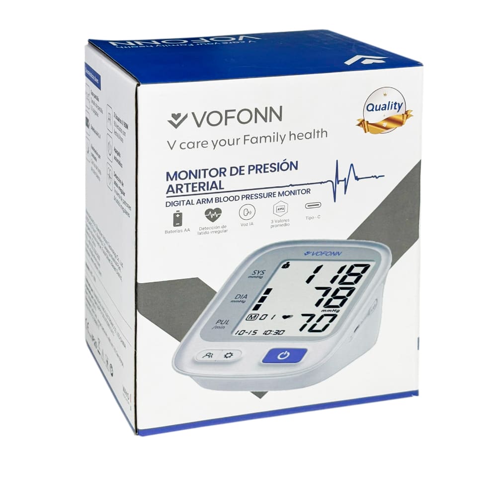 Vofonn Tensiómetro de Brazo AXD806 - Caja 1 und