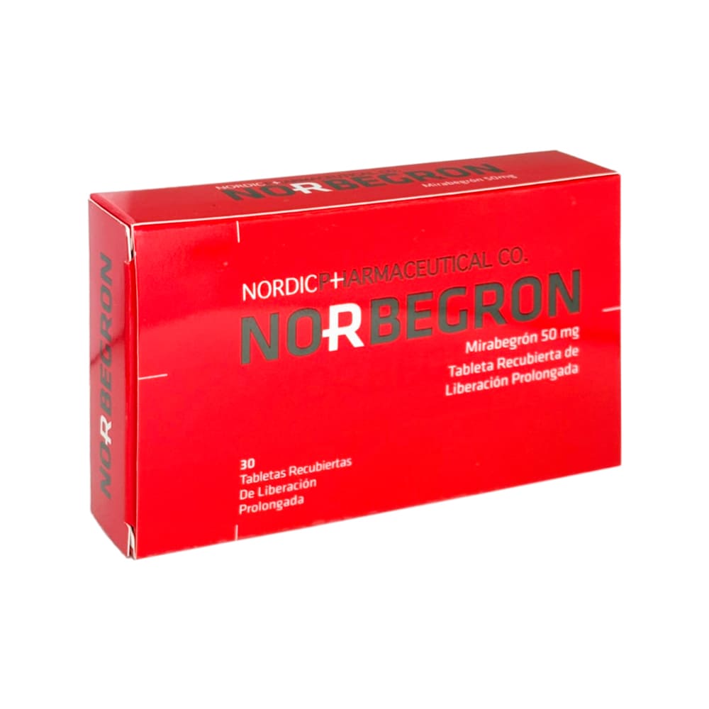 Norbegron 50 mg Tabletas Recubiertas - Caja 30 und