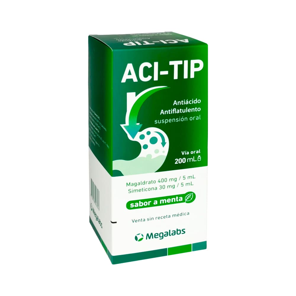 Aci Tip 400 mg + 30 mg/5 ml Suspensión Oral - Frasco 200 ml