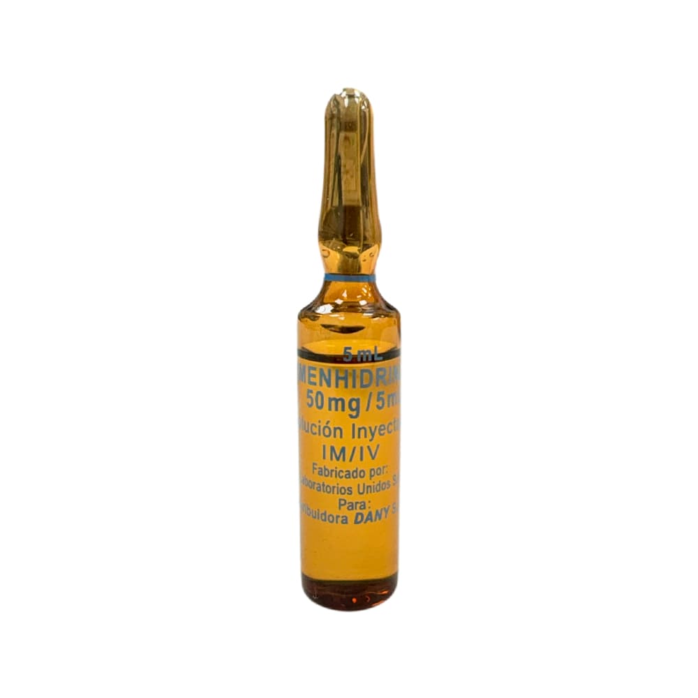 Dimenhidrinato 50 mg/5 ml DN Solución Inyectable - Ampolla 5 ml