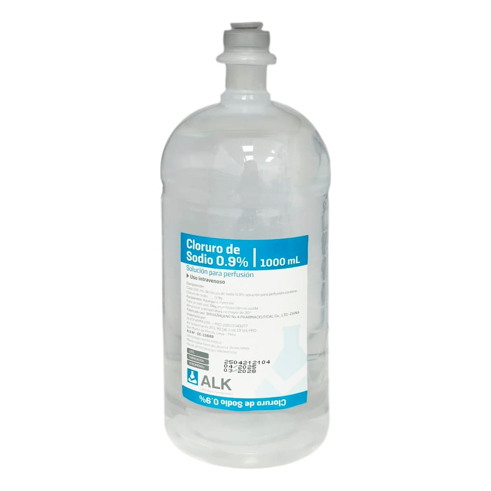 Cloruro de Sodio 0.9% AK Solución para Perfusión - Frasco 1000 ml
