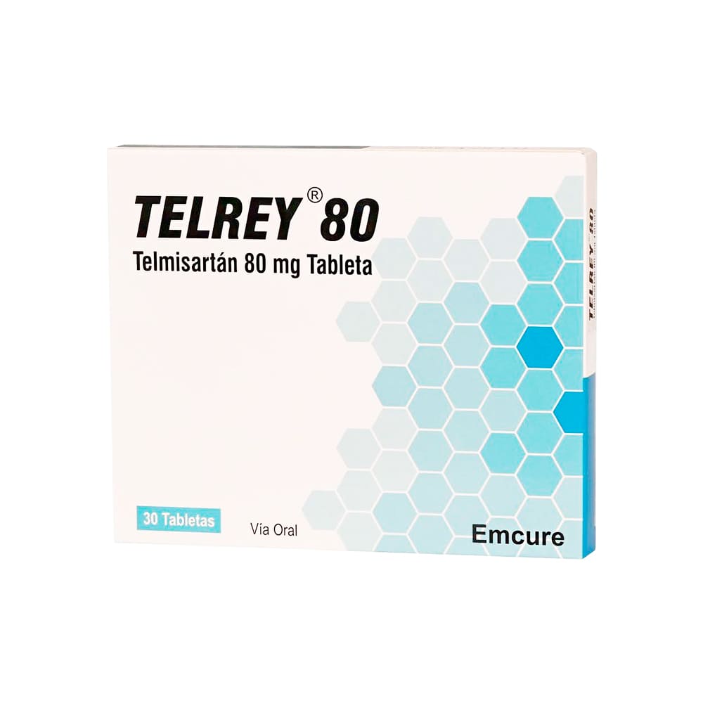 Telrey 80 mg Tabletas - Caja 30 und