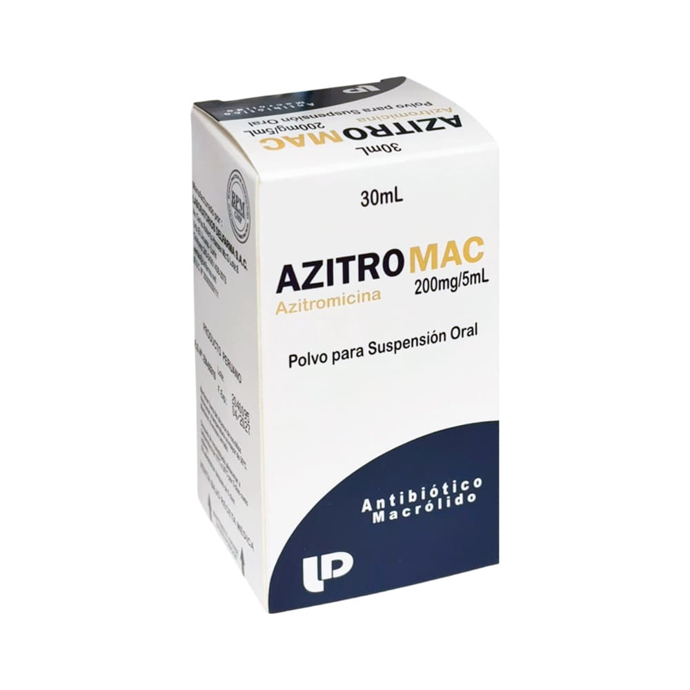 Azitromac 200 mg/5 ml Polvo para Suspensión Oral - Frasco 30 ml