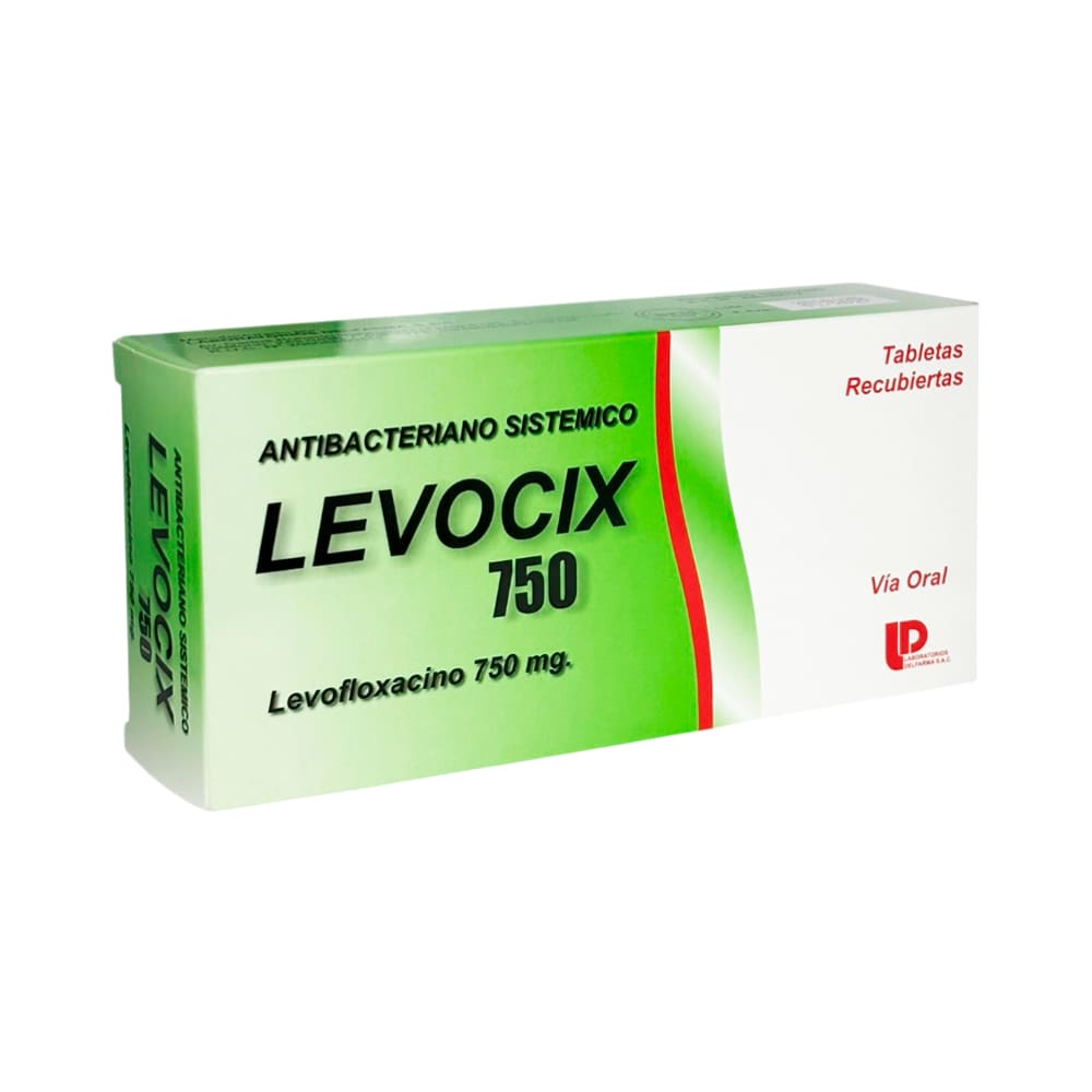 Levocix 750 mg Tabletas Recubiertas - Blíster 6 und