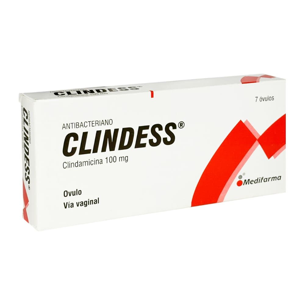 Clindess 100 mg Óvulos Vaginales - Caja 7 und