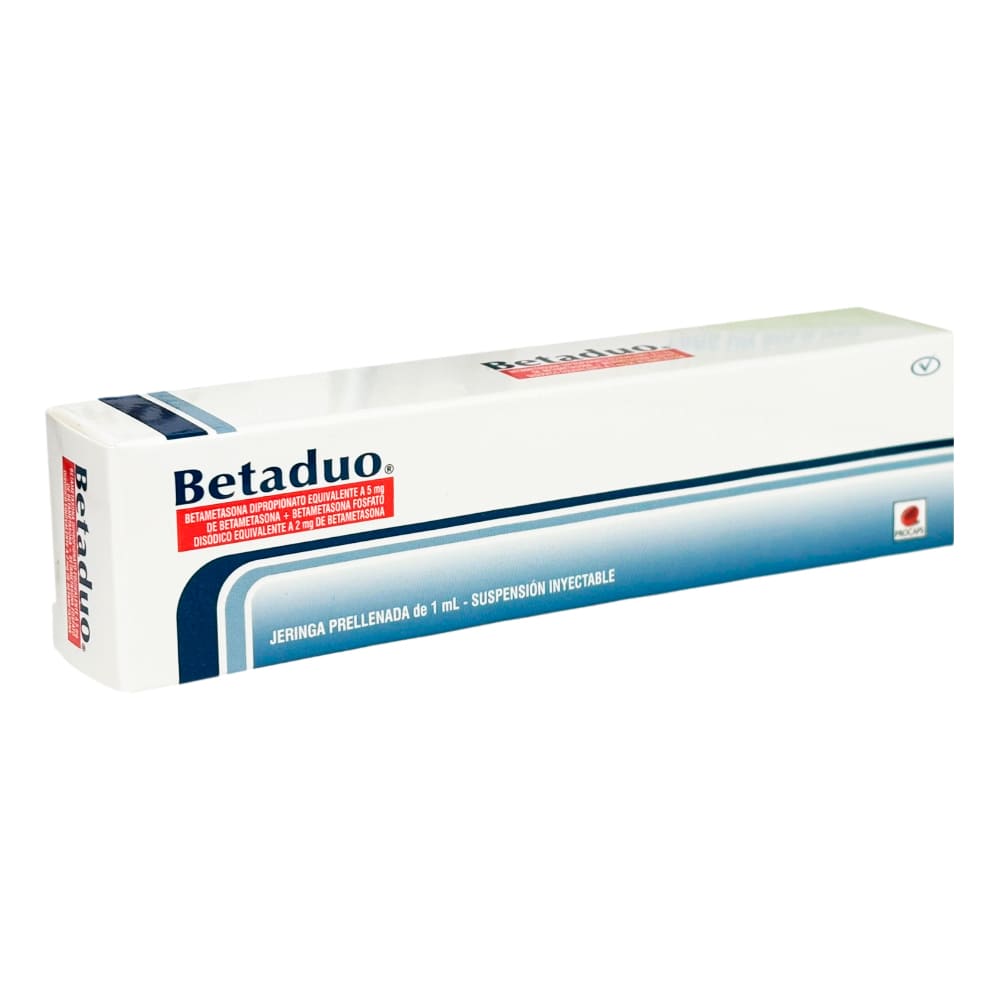 Betaduo 1 ml 5 mg + 2 mg Suspensión Inyectable - Jeringa 1 ml