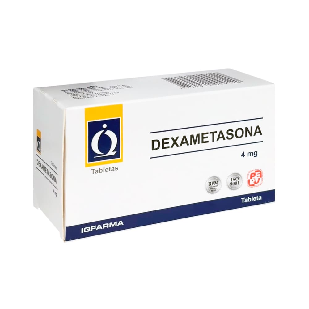 Dexametasona 4 mg IQ Tabletas - Blíster 10 und
