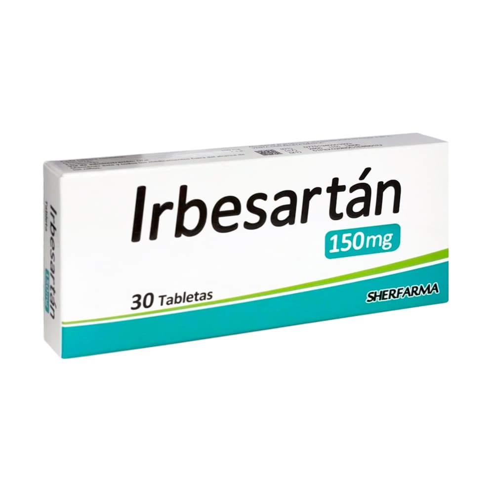Irbesartán 150 mg SF Tabletas - Caja 30 und