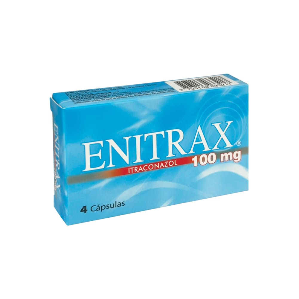 Enitrax 100 mg Cápsulas - Caja 4 und