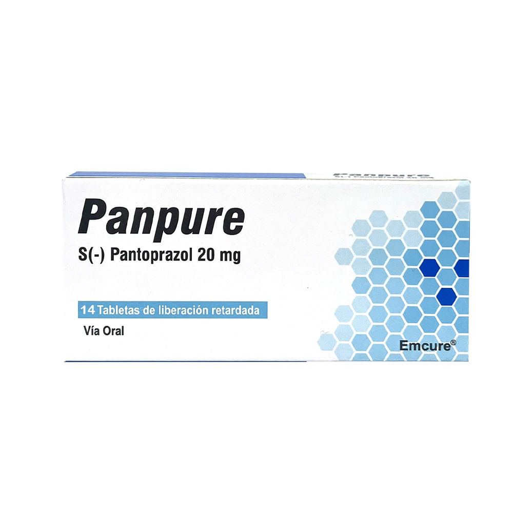 Panpure 20 mg Tabletas de Liberación Retardada - Caja 14 und