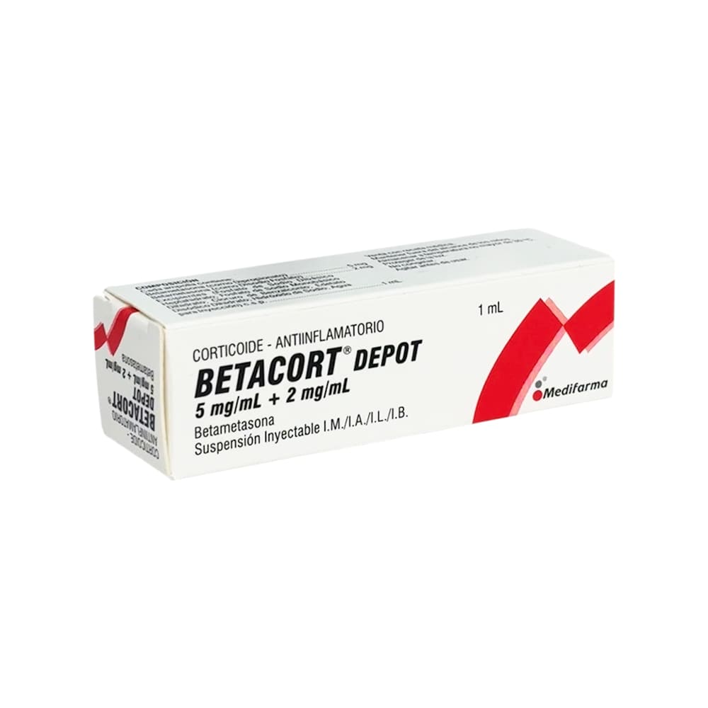 Betacort Depot 5 mg + 2 mg Solución Inyectable - Ampolla 1 ml