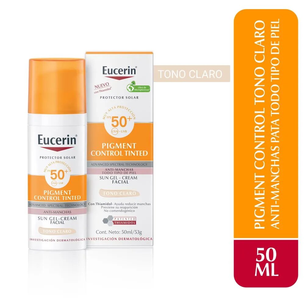 Eucerin Sun Pigment Control FPS50 Protector Solar Tono Claro - Frasco 50 g