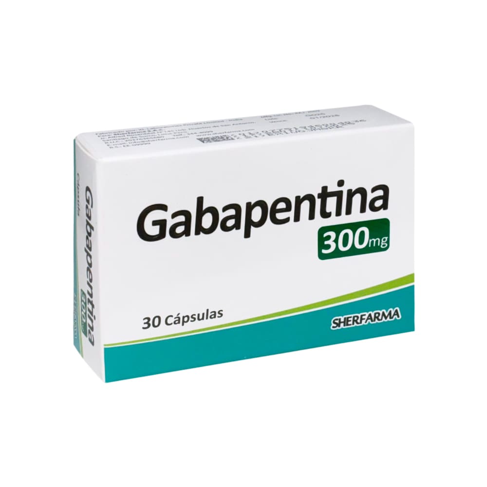 Gabapentina 300 mg SF Cápsulas - Caja 30 und