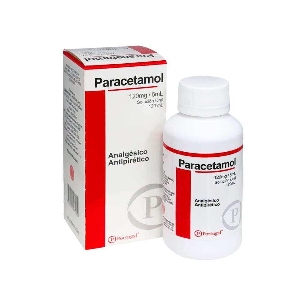 Paracetamol 120 mg/5 ml PT Solución Oral - Frasco 120 ml