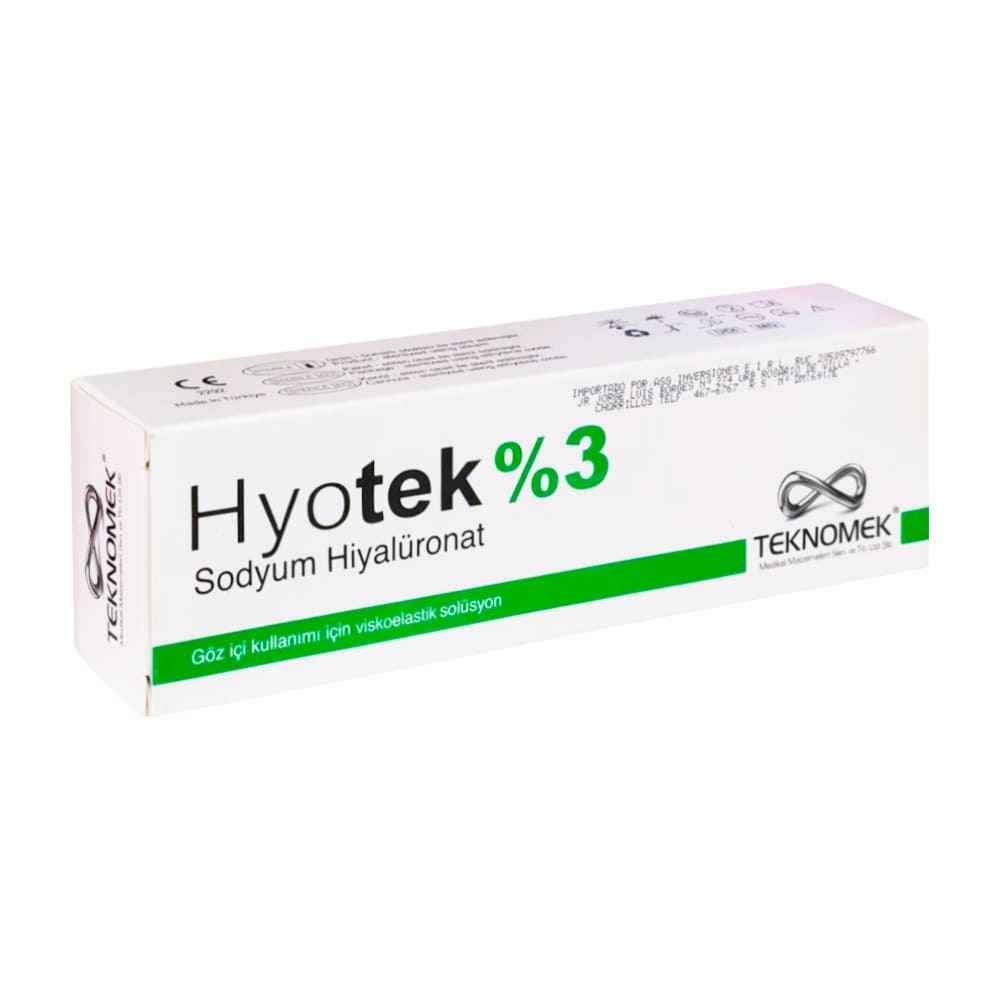 Hyotek 3% Solución Viscoelástica - Caja 1 und