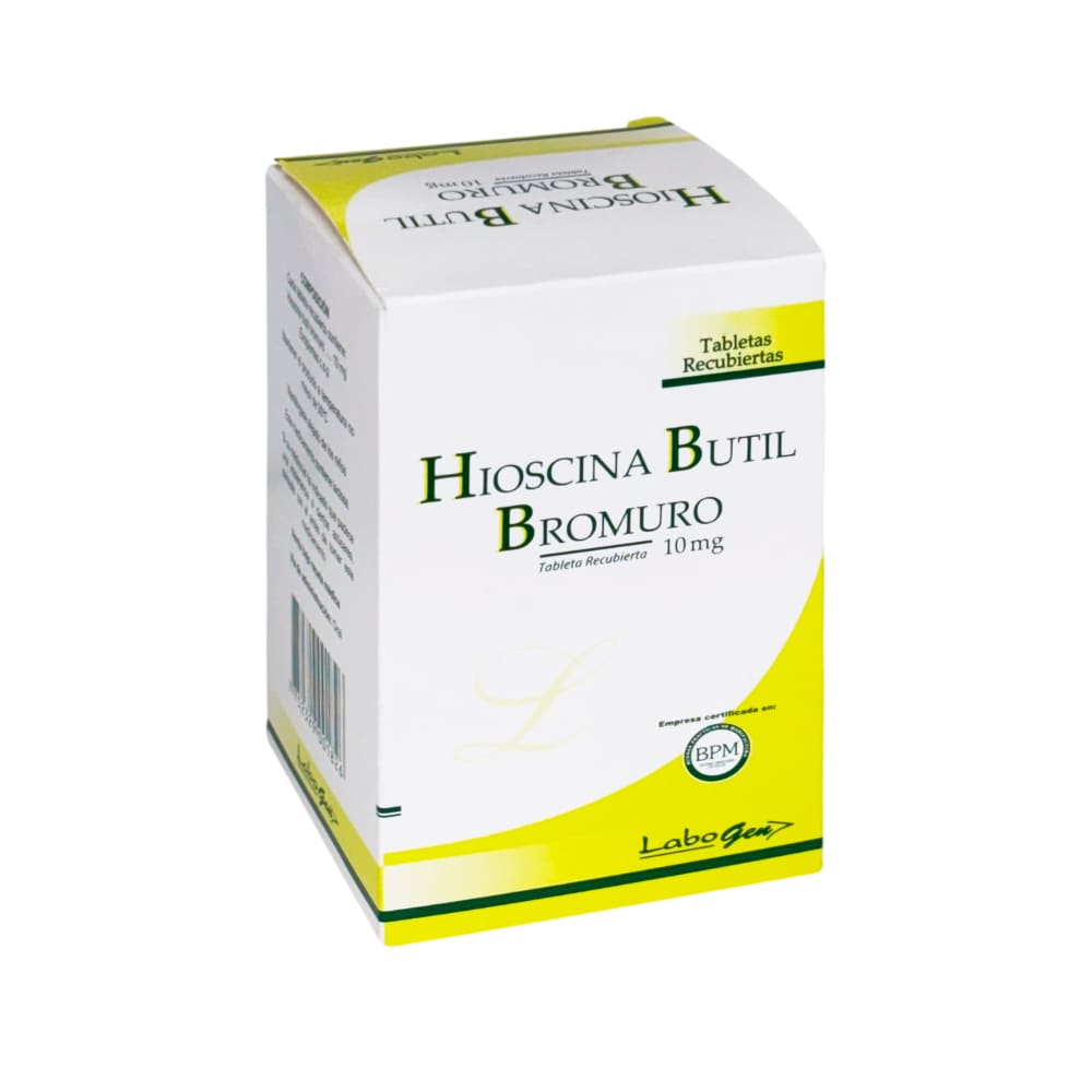 Hioscina Butil Bromuro 10 mg LG Tabletas Recubiertas - Blíster 10 und
