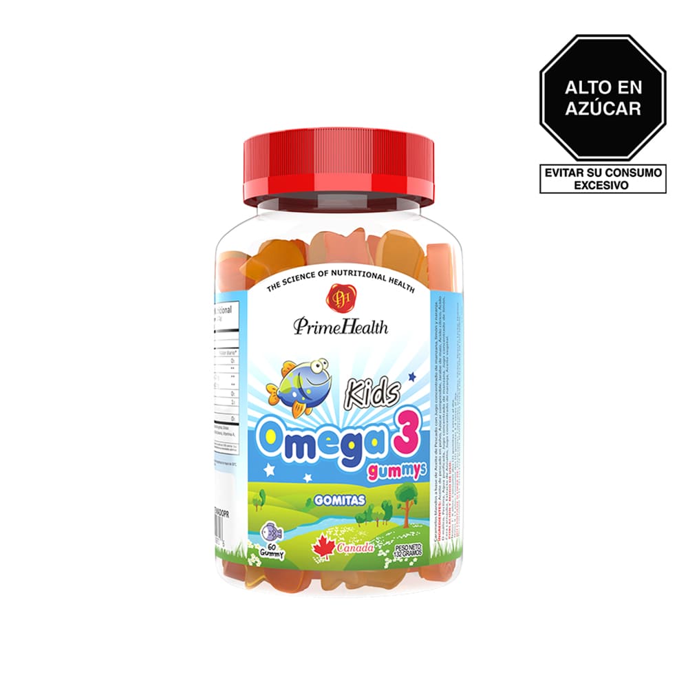 Prime Health Kids Omega 3 Gomitas - Frasco 60 und