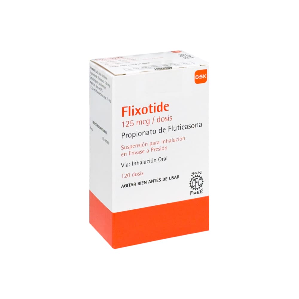 Flixotide 125 mcg Suspensión para Inhalación - Frasco 120 dss