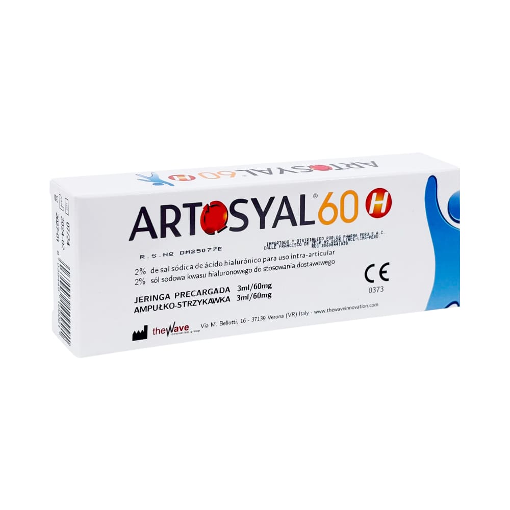 Artosyal 60 H 3 ml/60 mg Jeringa Precargada - Jeringa 3 ml