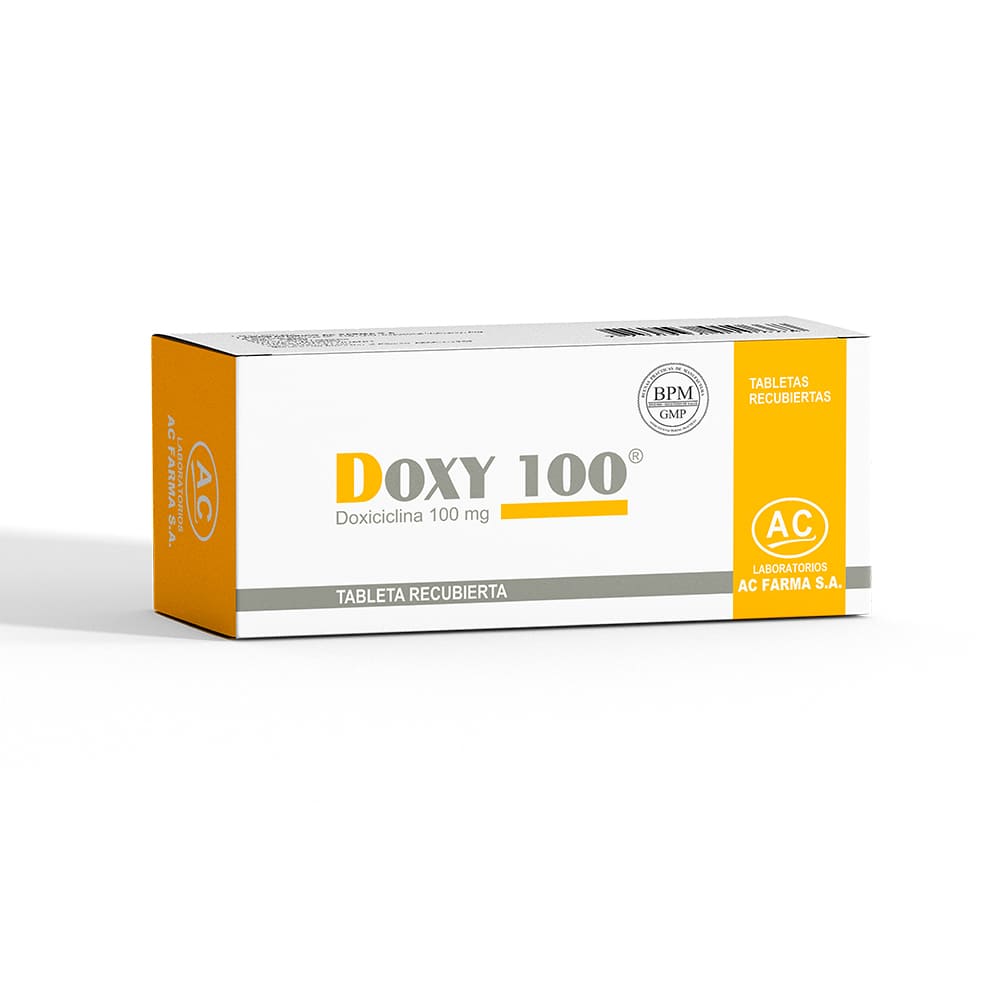 Doxy 100 mg Tabletas Recubiertas - Blíster 10 und