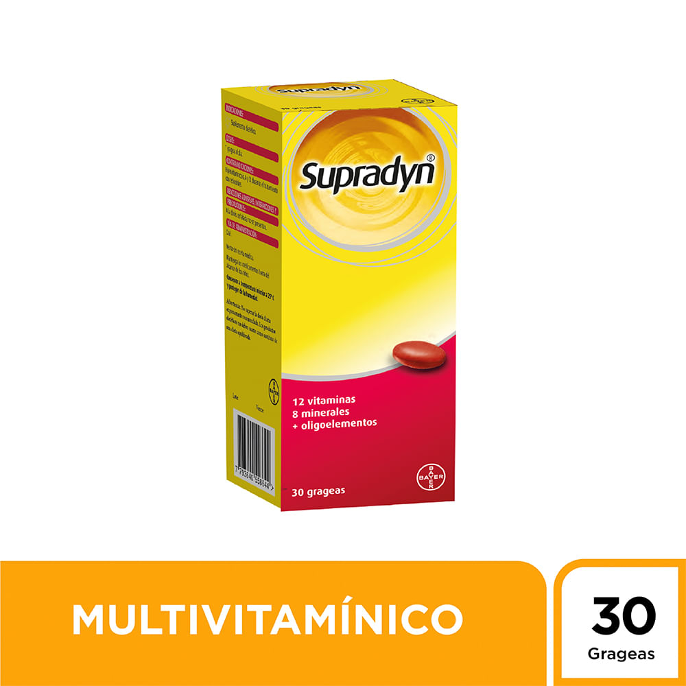Supradyn Multivitamínico Grageas - Caja 30 und