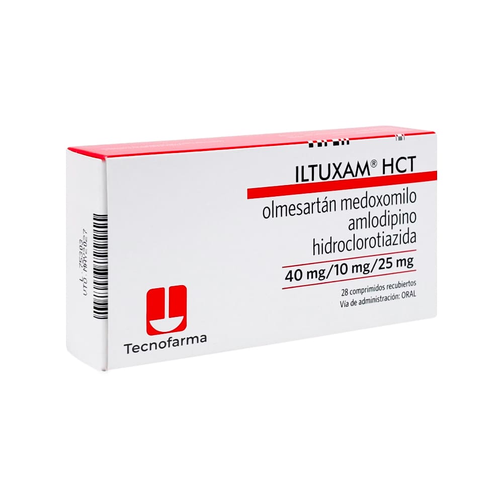 Iltuxam HCT 40 mg + 10 mg + 25 mg Comprimidos Recubiertos - Caja 28 und