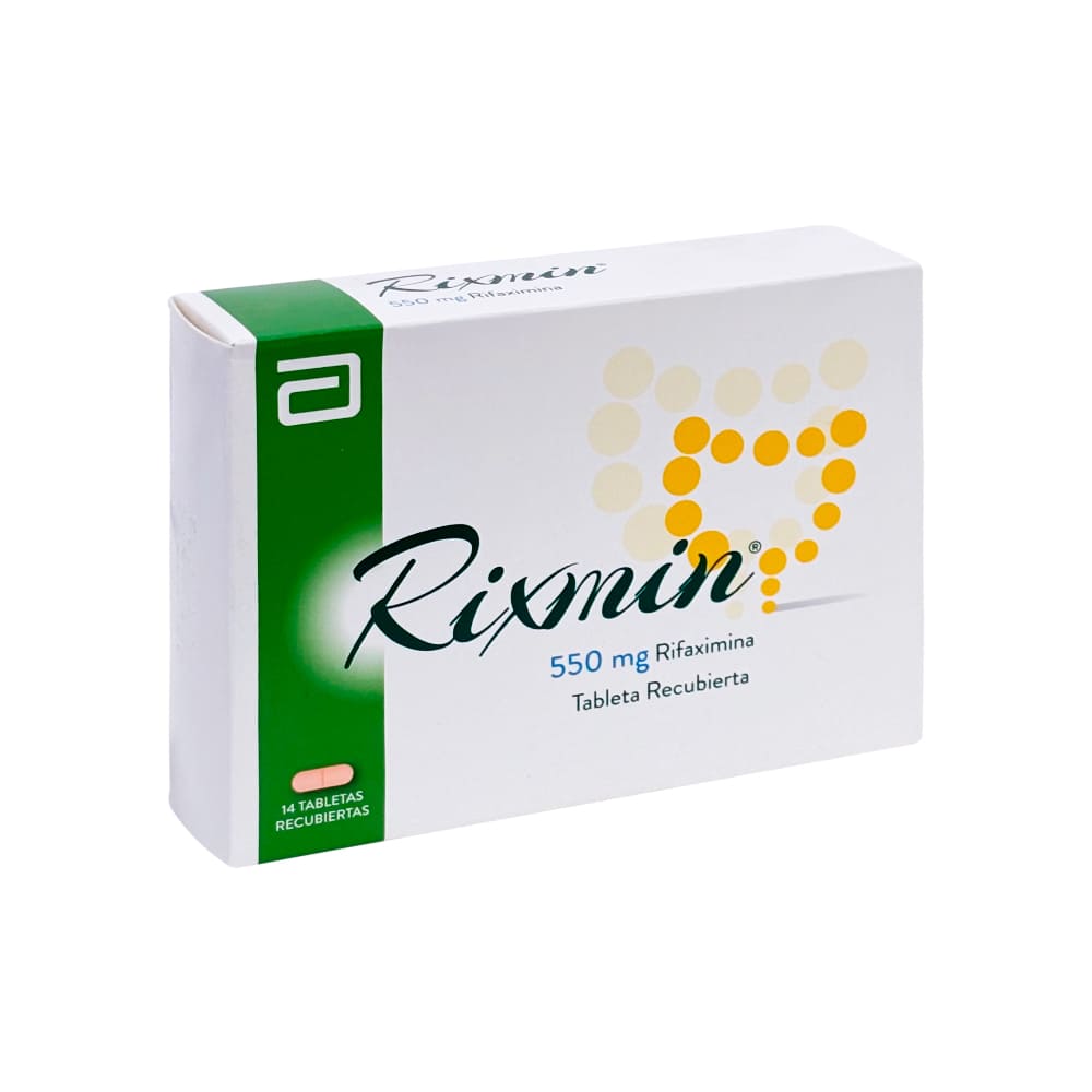 Rixmin 550 mg Tabletas Recubiertas - Caja 14 und