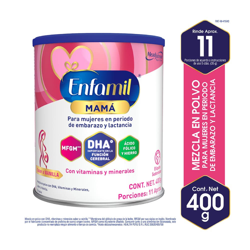 Enfamil Mamá Sabor Vainilla - Lata 400 g