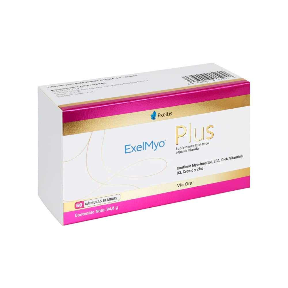 Exelmyo Plus Cápsulas Blandas - Caja 60 und
