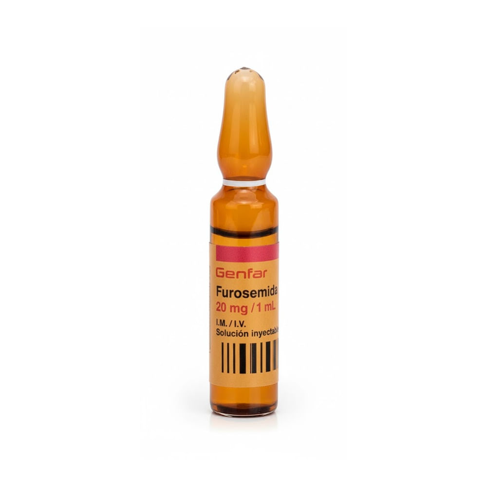 Furosemida 20 mg/2 ml GF Solución Inyectable  - Ampolla 2 ml