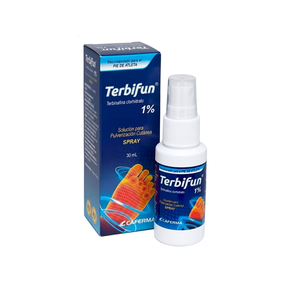 Terbifun 1% Solución para Pulverización Cutánea - Frasco 30 ml
