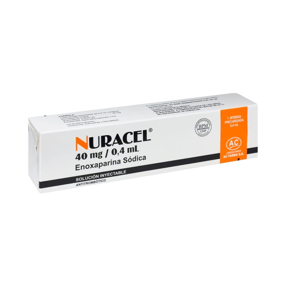 Nuracel 40 mg/0.4 ml Solución Inyectable - Jeringa 0.4 ml
