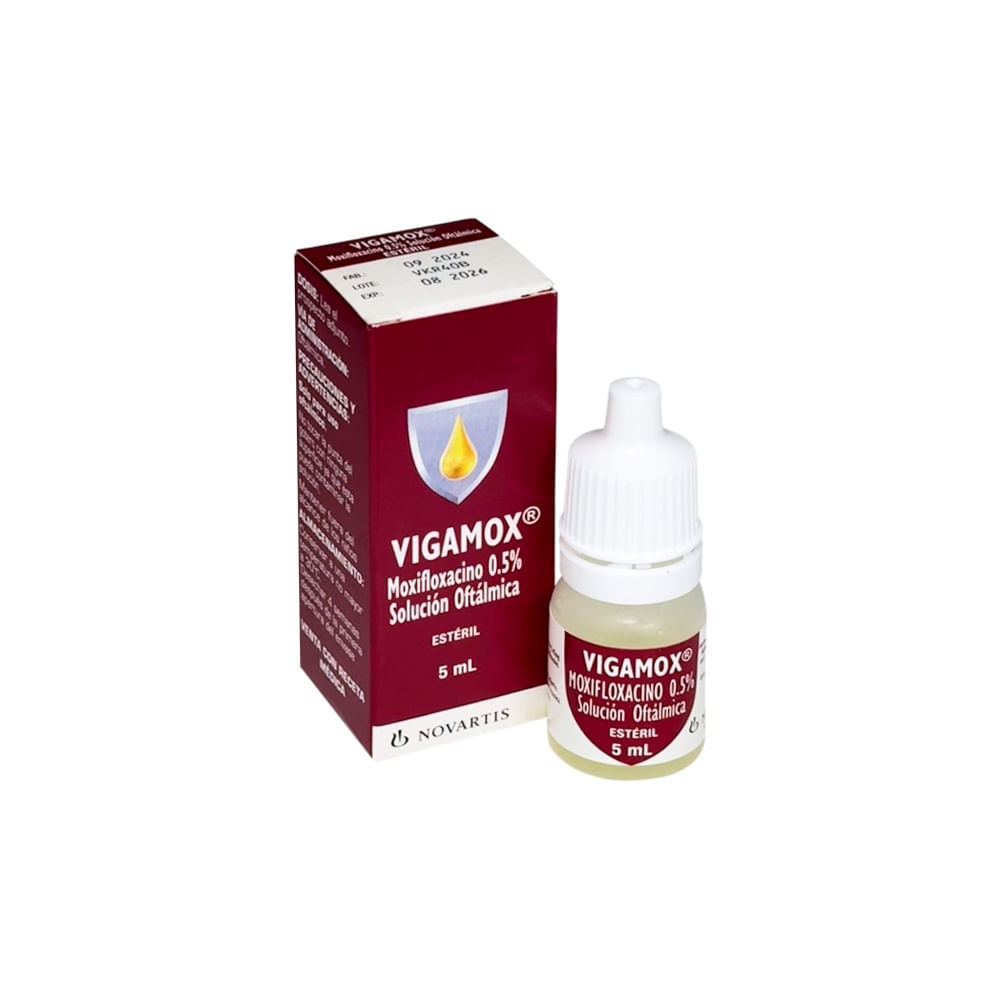 Vigamox 0.5% Solución Oftálmica - Frasco 5 ml